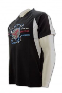 W042 screen print polo shirt